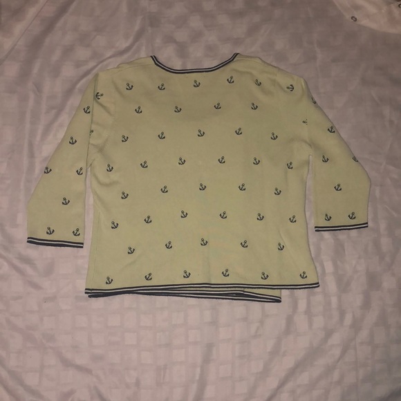 Peck & Peck Collection Cardigan set. Sailor themed, soft material. Size:XL - Picture 3 of 7